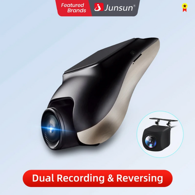 Dual recording and rear view Dash Cam for Android monitors