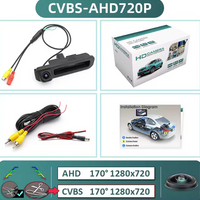 GreenYi 170 Degree 1920 x 1080P AHD Trunk Handle Car Rear View Camera For Ford Focus 3 MK3 C MAX