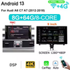 9'' Wireless Carplay Android 13 for Audi A6 C7 A7 2012-2018 2Din