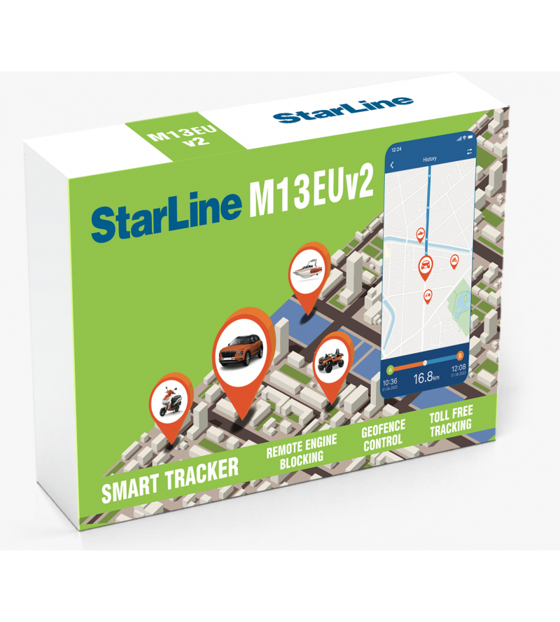 StarLine M13EUv2 with engine blocking rele