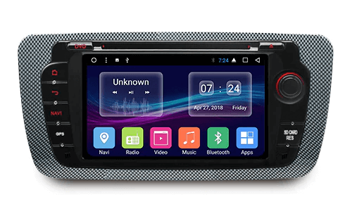 Radio CD para Seat Ibiza 6j Android 7 WiFi GPS Bluetooth 