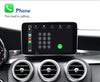 Juhtmeta Carplay, Android Auto kast Benz C-Class W205/GLC-Class X253/V-Class W446 2015-2021 NTG 5.0 jaoks